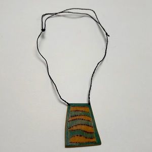 Wood Pendant Necklace